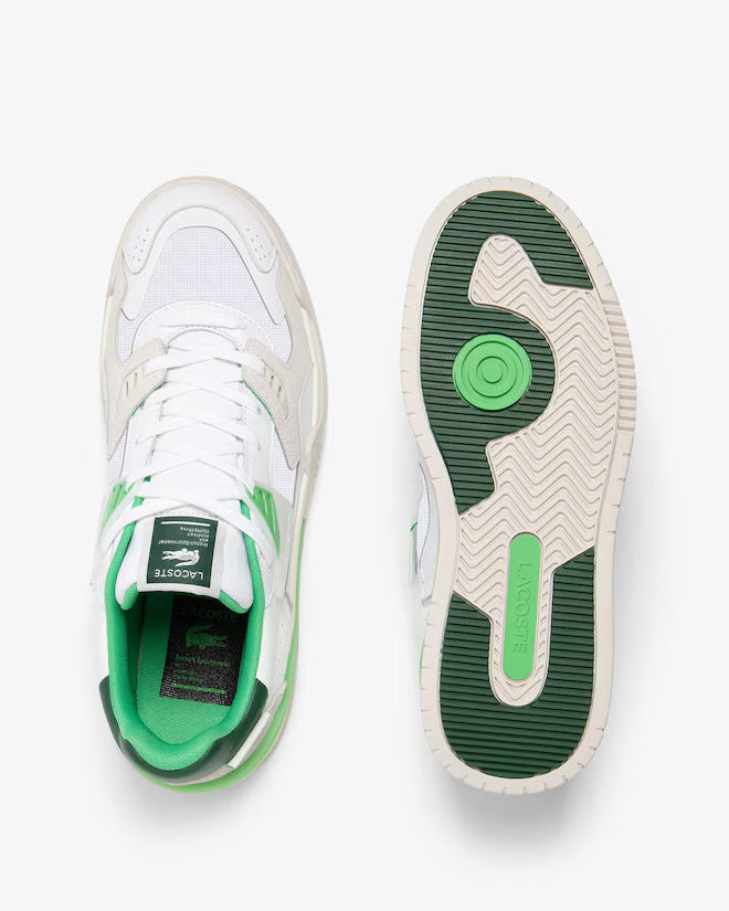 Tênis Lacoste de Couro com Cano Contrastante LT 125