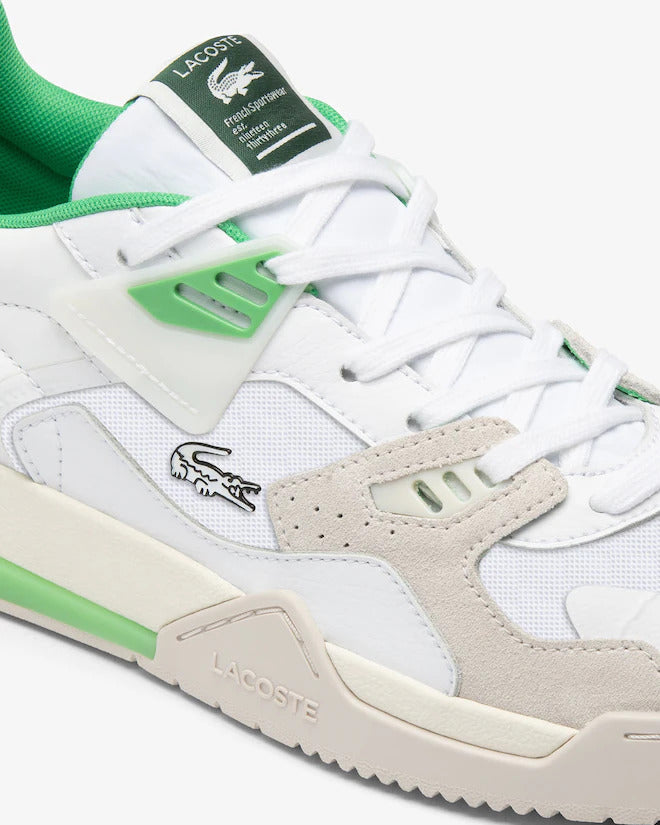 Tênis Lacoste de Couro com Cano Contrastante LT 125