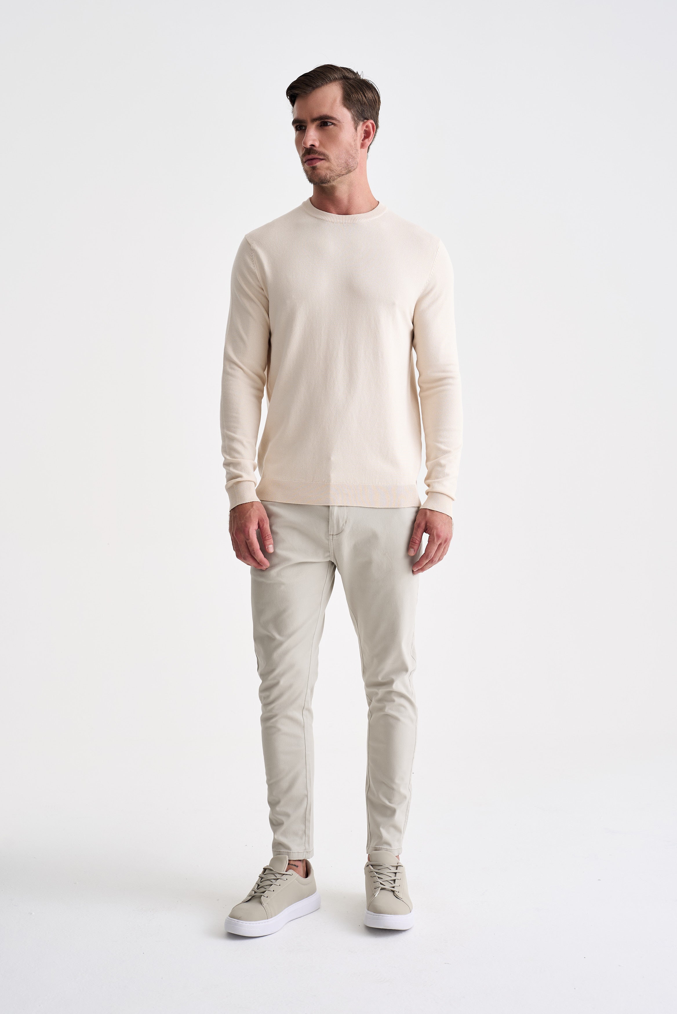 Tricot Básico Off White