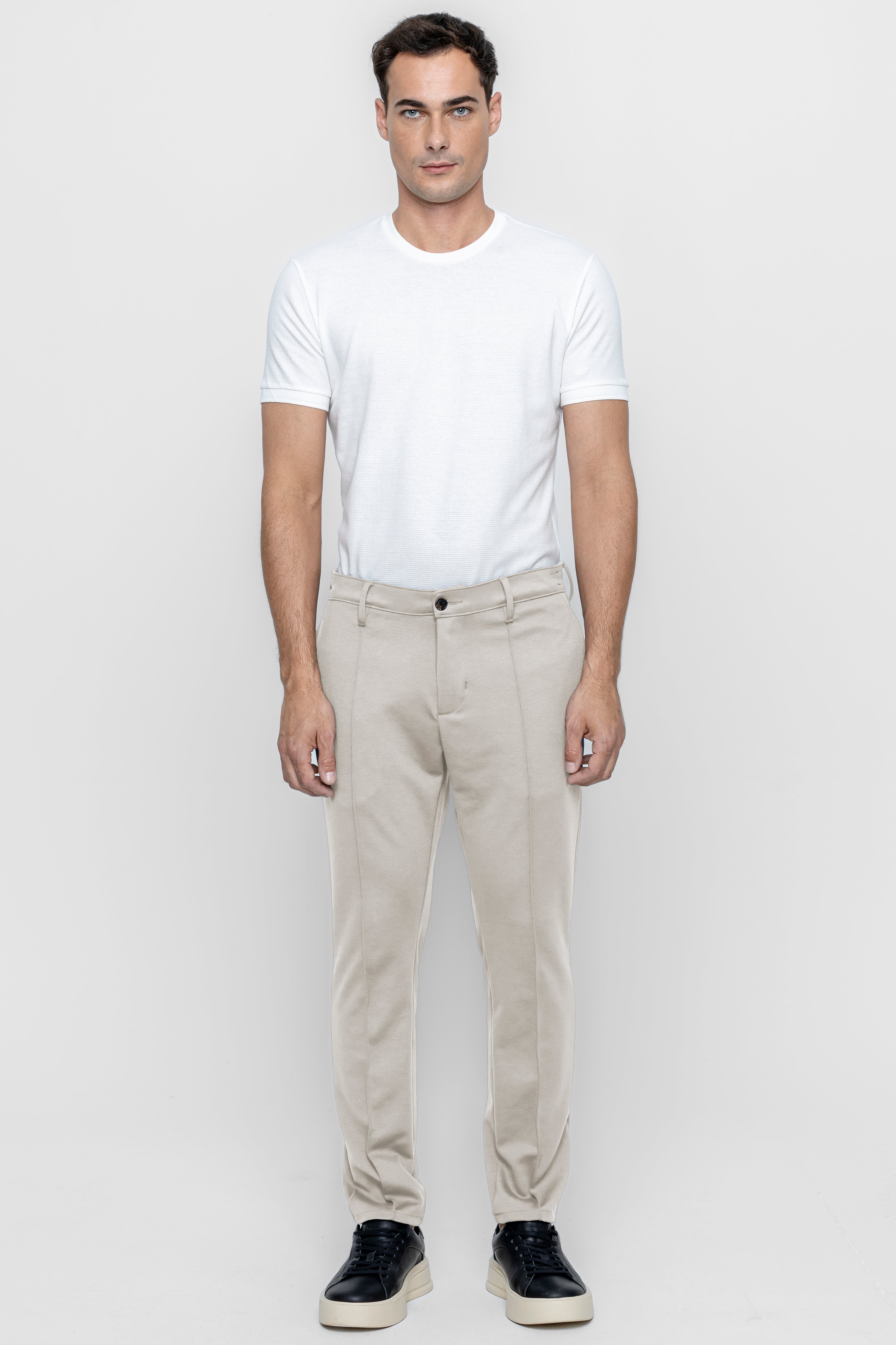 Calça Malha Viscoflex Alfa Comfy Off White