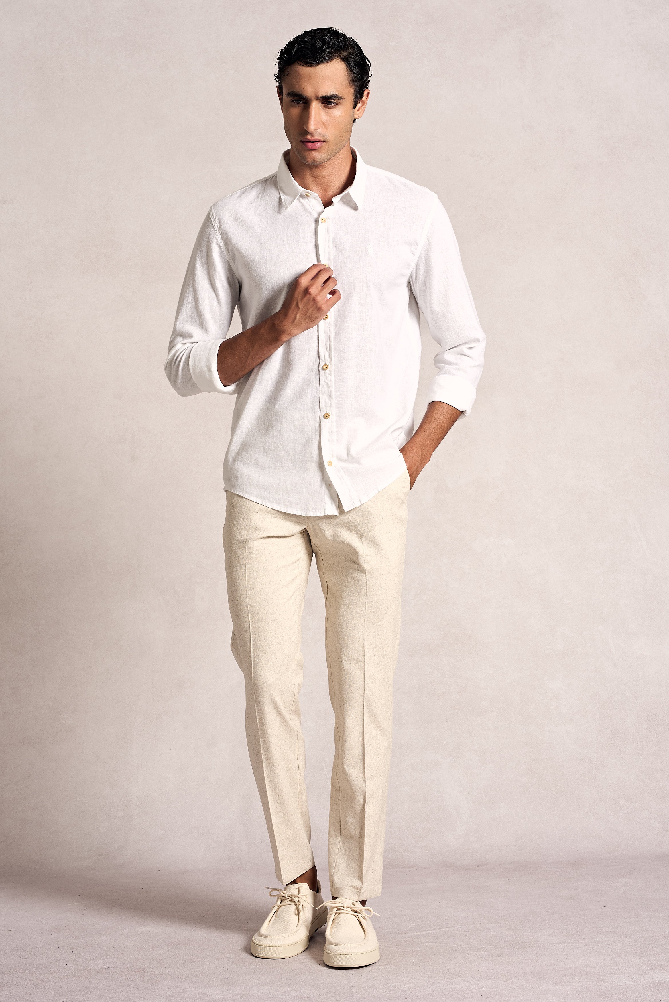 Camisa Linho Branco