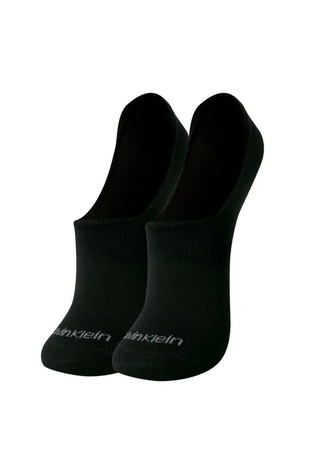 Kit 2 Pares Meia Invisível Calvin Klein Preto