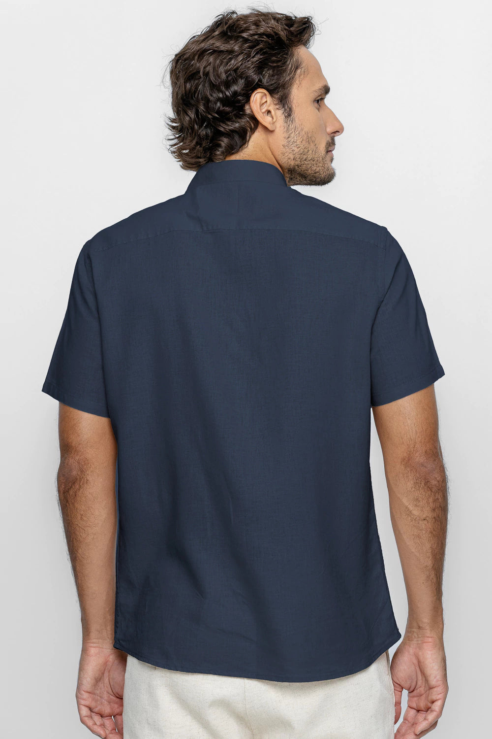 Camisa Cambraia de Linho Slim