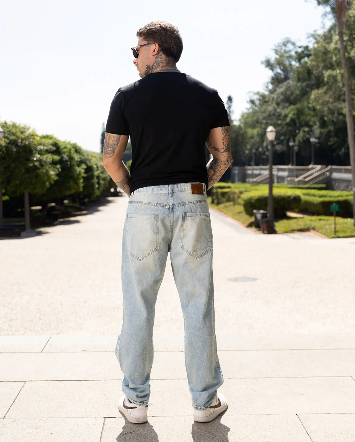 Calça Jeans Reta