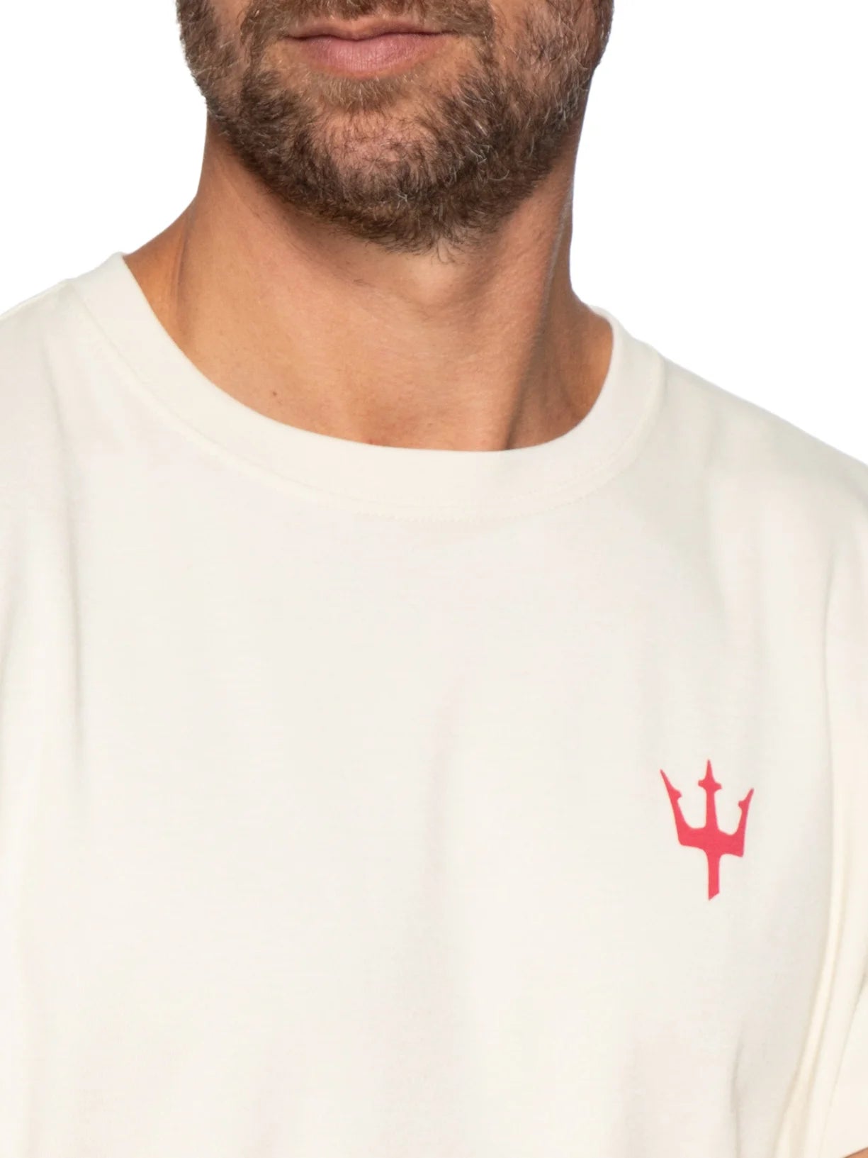 Camiseta Tridente Sunset Bege