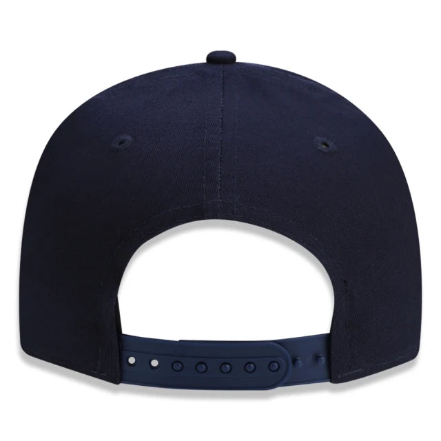 Boné 9FORTY A-Frame MLB New York Yankees Marinho Logo Branco