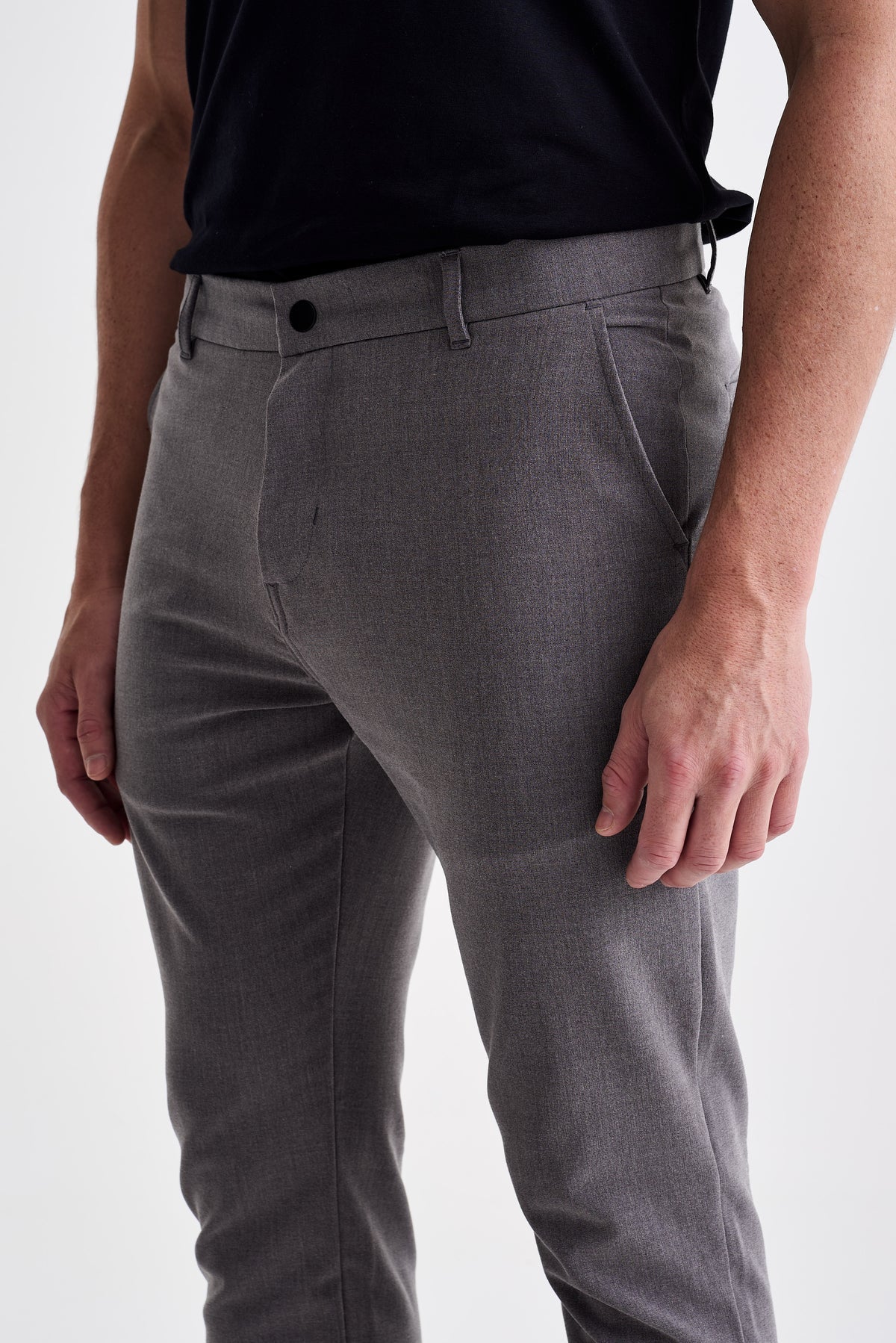 Calça Melange Cinza