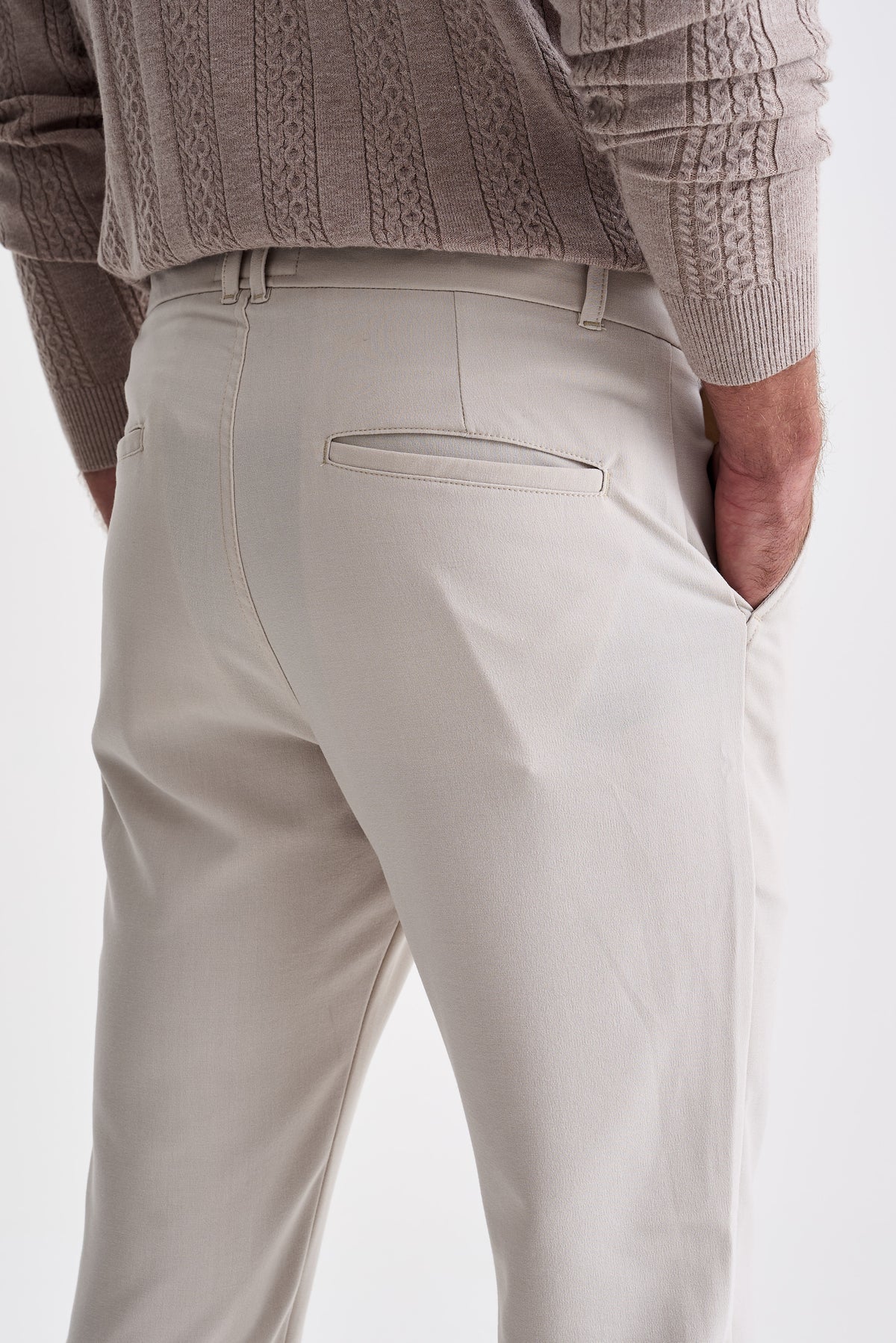 Calça Melange Areia
