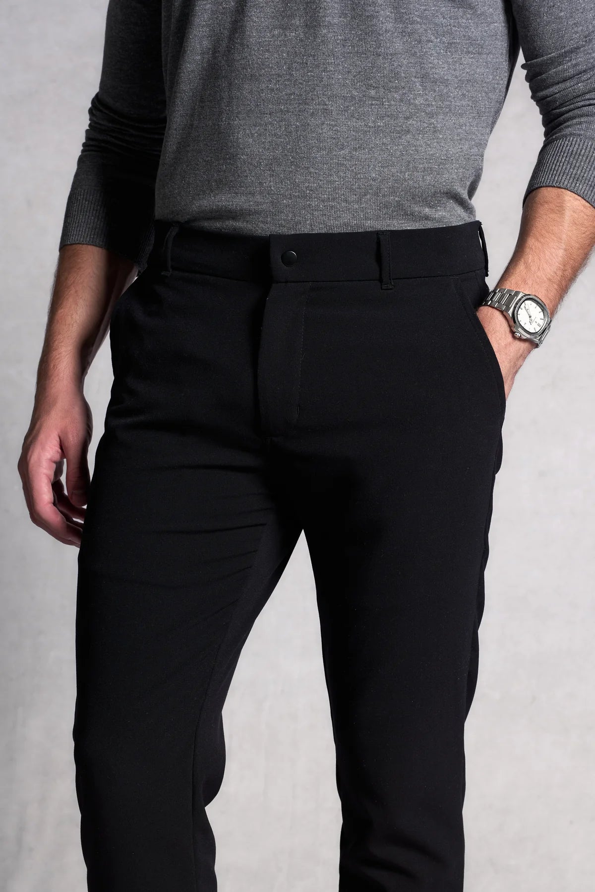 Calça Melange Preta