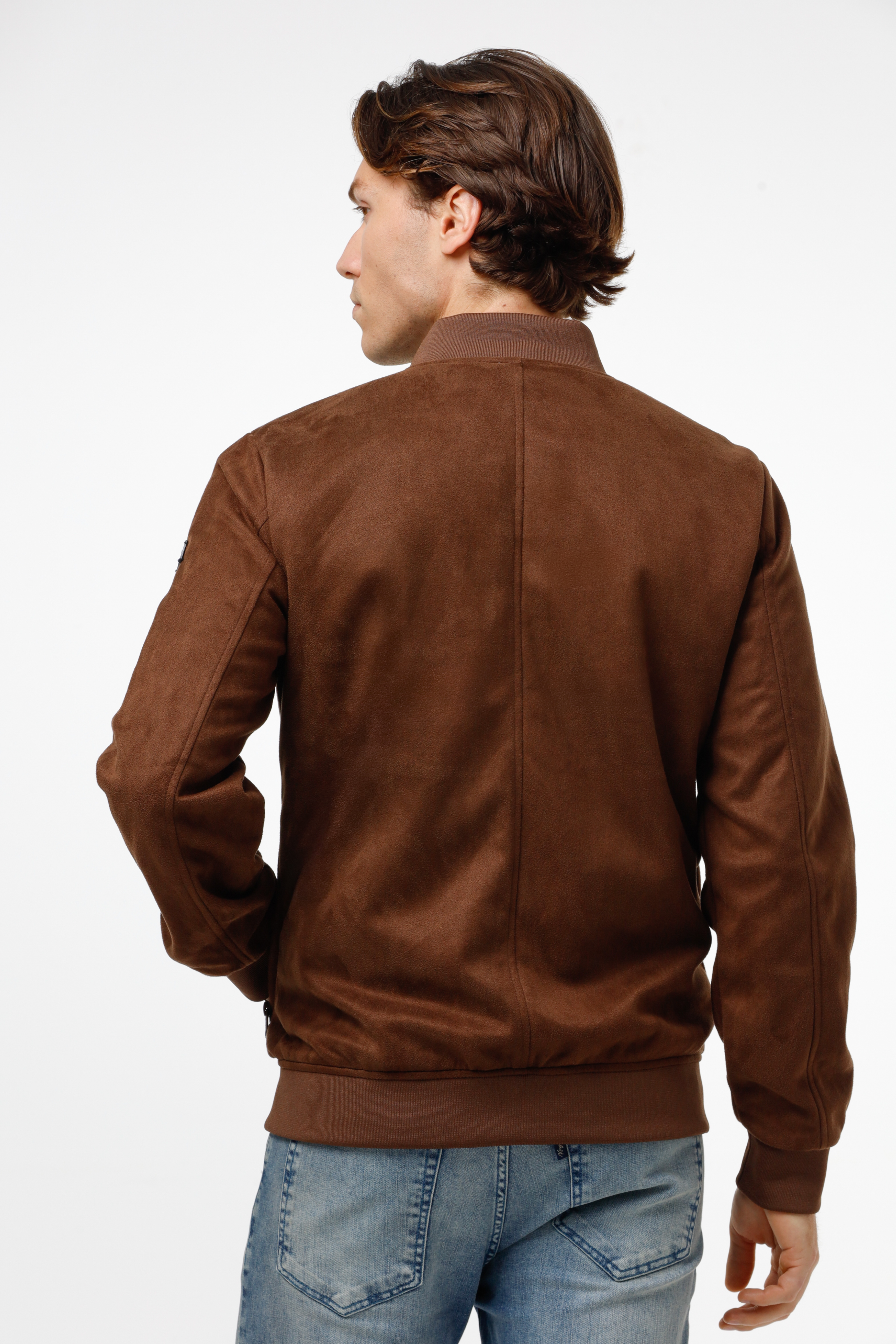 Jaqueta Suede Bomber
