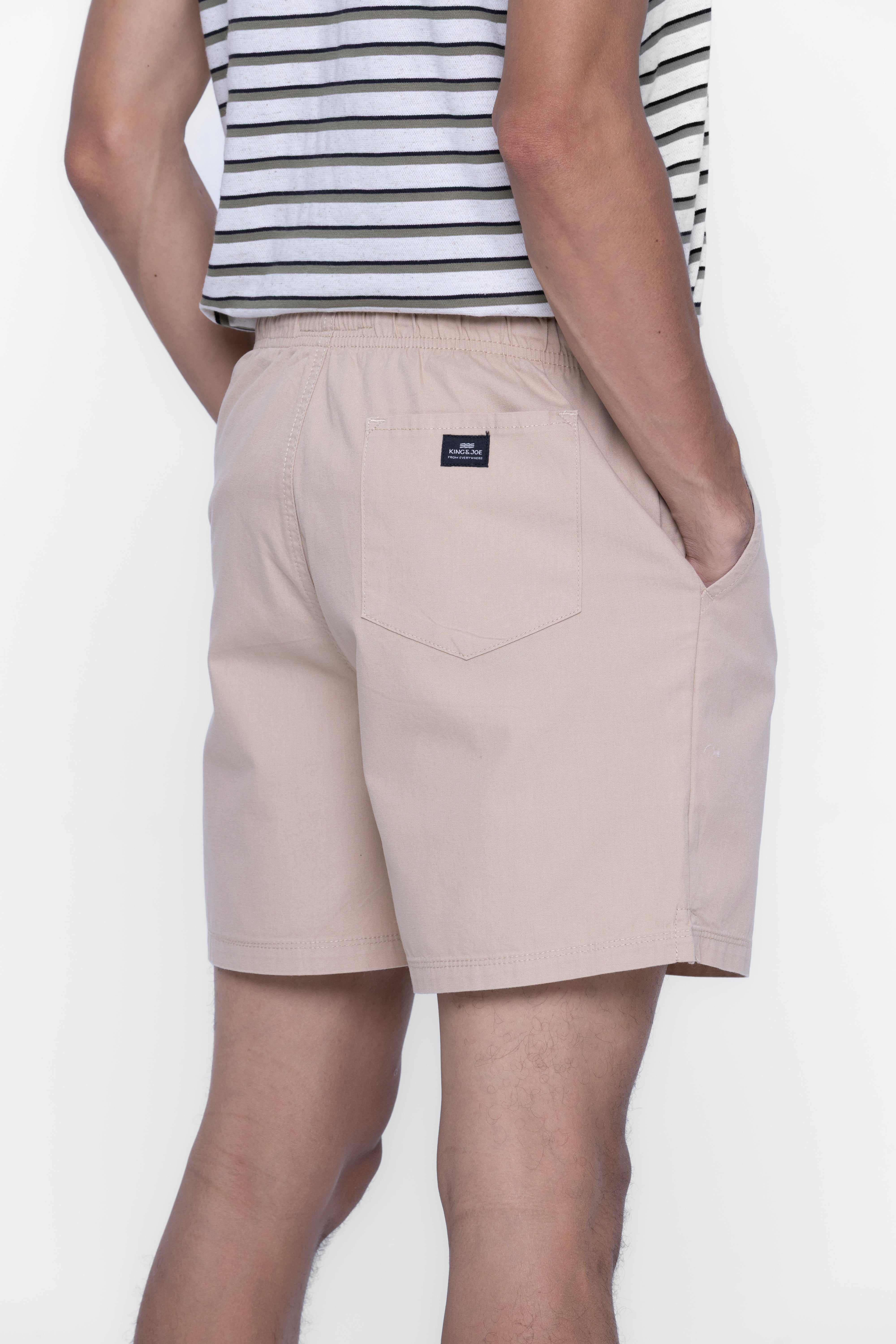 Short Sarja Tradicional Areia