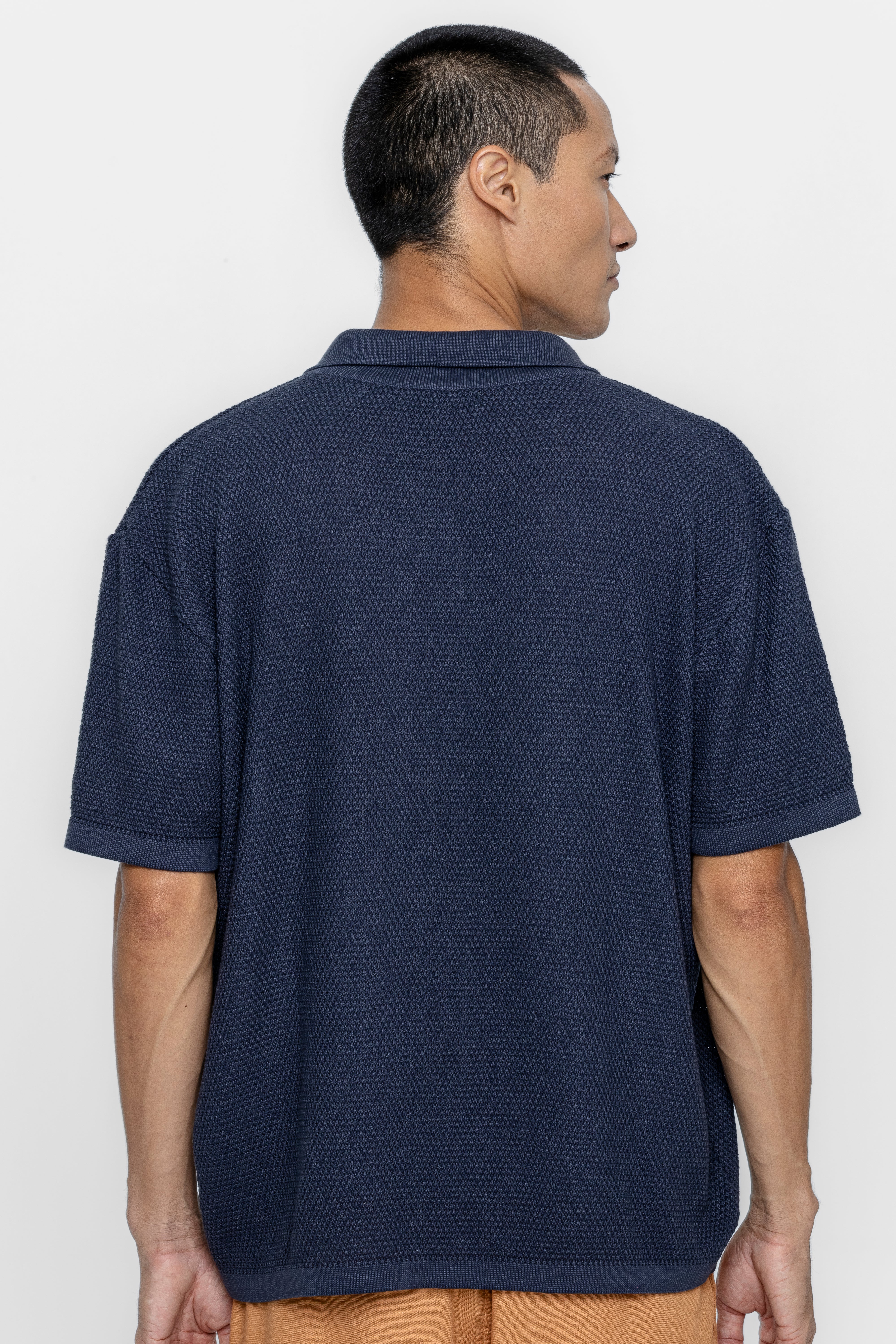 Camisa Tricot Textura Granitê