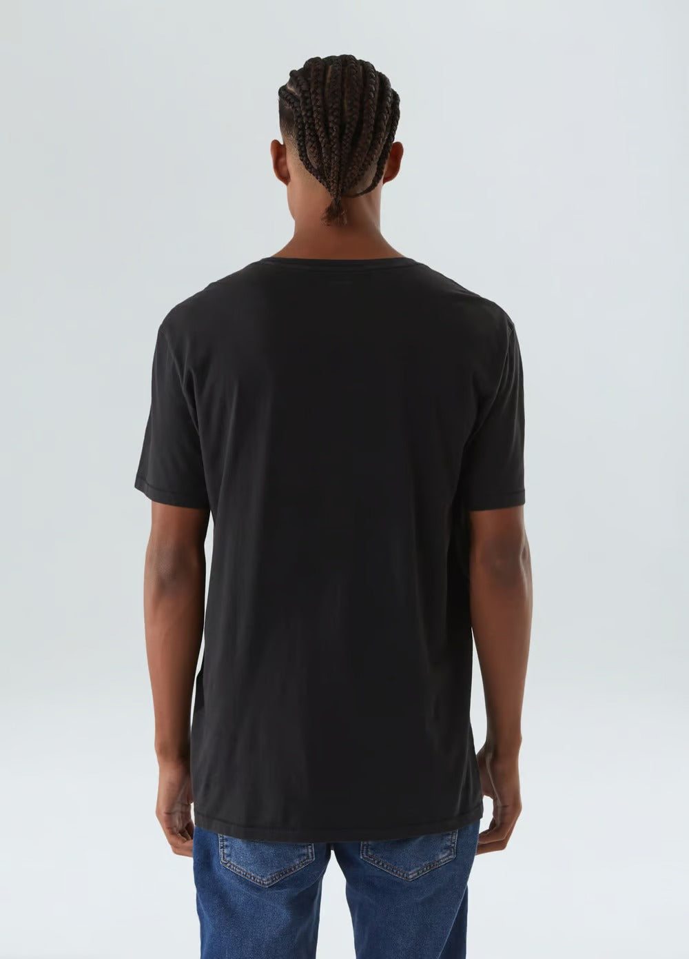 Camiseta Soft Used White Rose