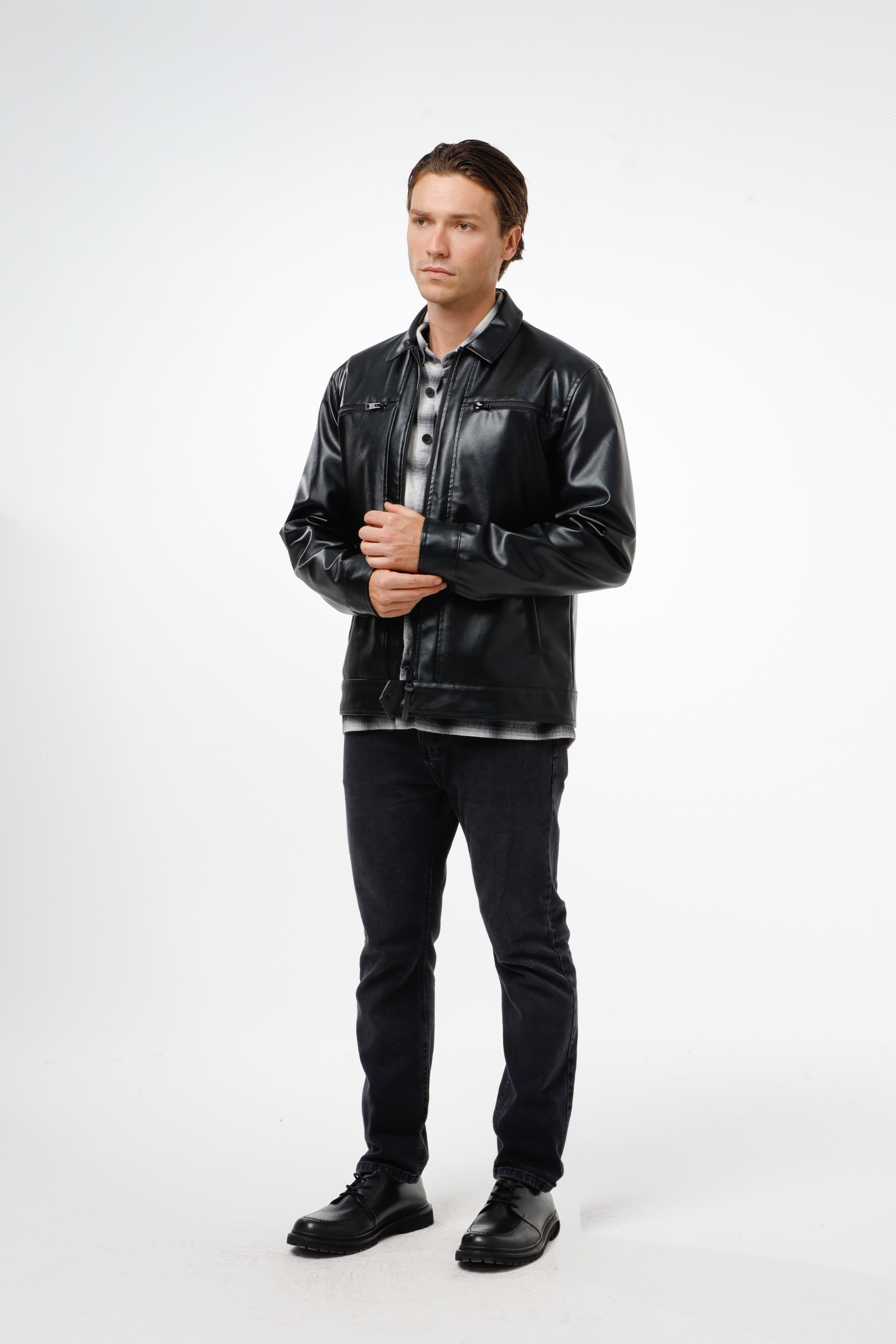 Jaqueta Vegan Leather Biker