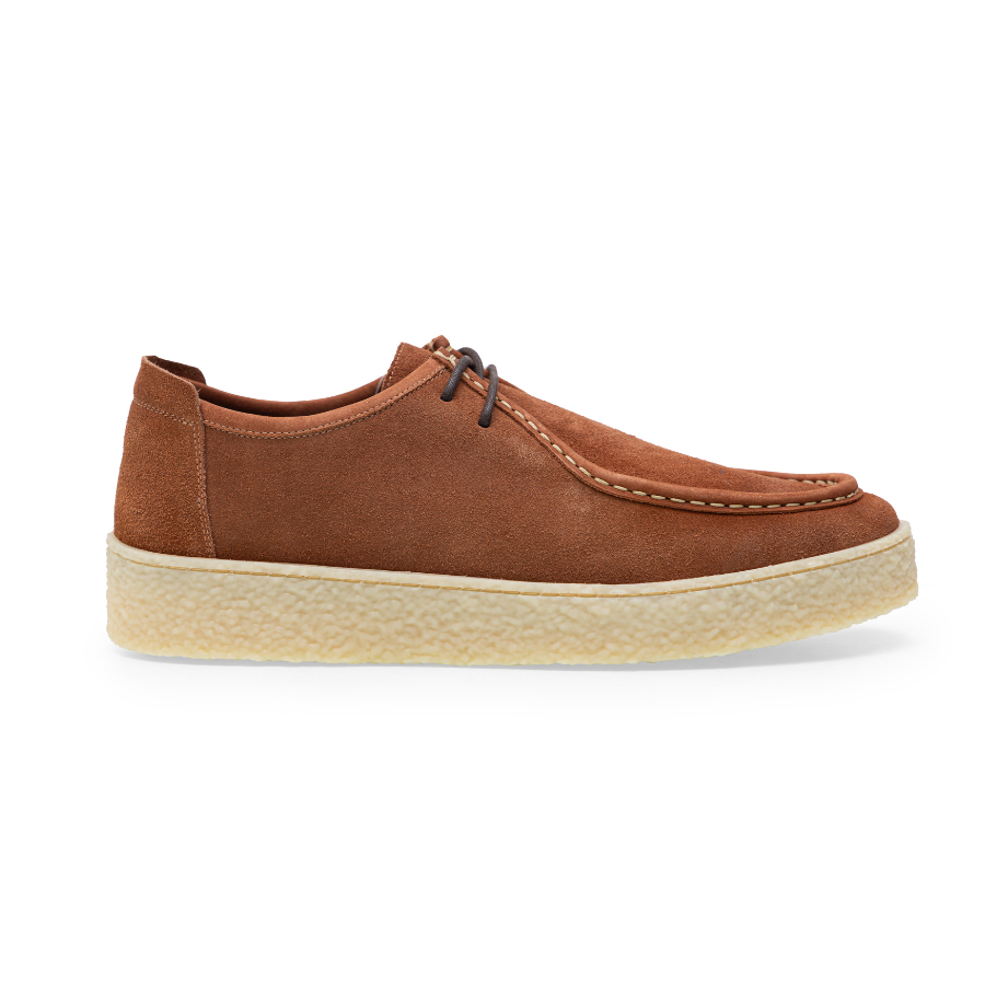 Sapato Wallabee Marrom em Couro